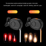 ECM bicycle drip tail light USB charging bicycle tail light night riding warning LED bicycle tail light