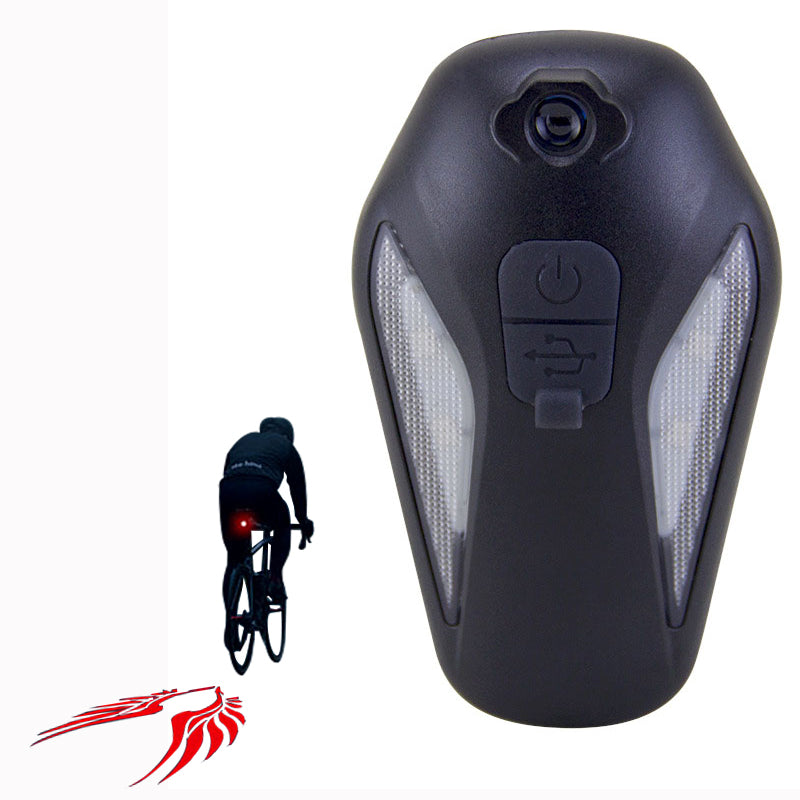 ECM Bicycle angel wings projection taillight, rechargeable, waterproof, long battery life, bicycle LED warning projection taillight